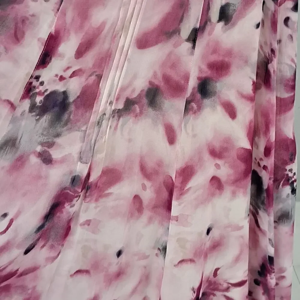 Jones new York Collection Midi skirt Pink Floral size 8